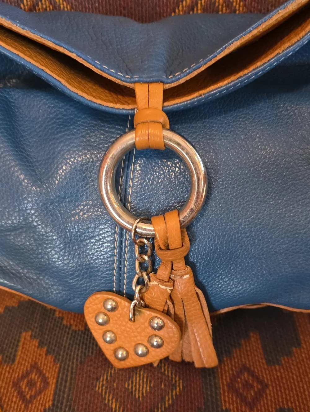 Vintage Italian Leather Shoulder Bag Hobo - Unbranded Vera Pelle